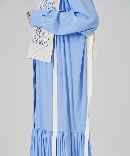 acro（アクロ）の「配色かぎ針ニットベスト/AC1336（ベスト・レディース・ベージュ/ブラウン/イエロー・ﾌﾘ-）」の16枚目の写真