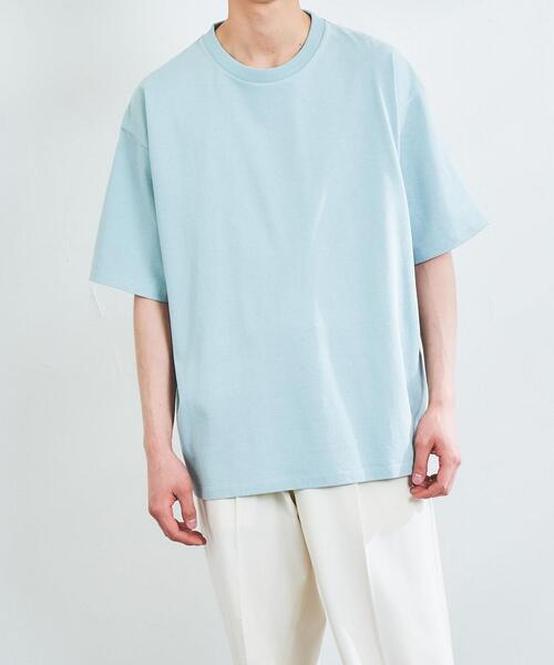 coen（コーエン）の「リラックスフィットベーシックTシャツ（Tシャツ/カットソー・メンズ・ホワイト/ライトグレー/ブラック/グレー/ライトブルー/モカ・X-LARGE/LARGE/MEDIUM/SMALL）」の6枚目の写真