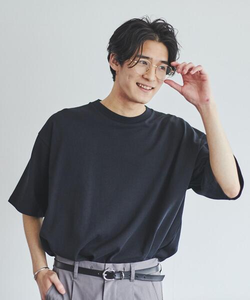 coen(コーエン)の「リラックスフィットベーシックTシャツ(Tシャツ/カットソー・メンズ・ホワイト/ライトグレー/ライトブルー/ブラック/グレー/モカ・SMALL/MEDIUM/LARGE/X-LARGE)」の21枚目の写真
