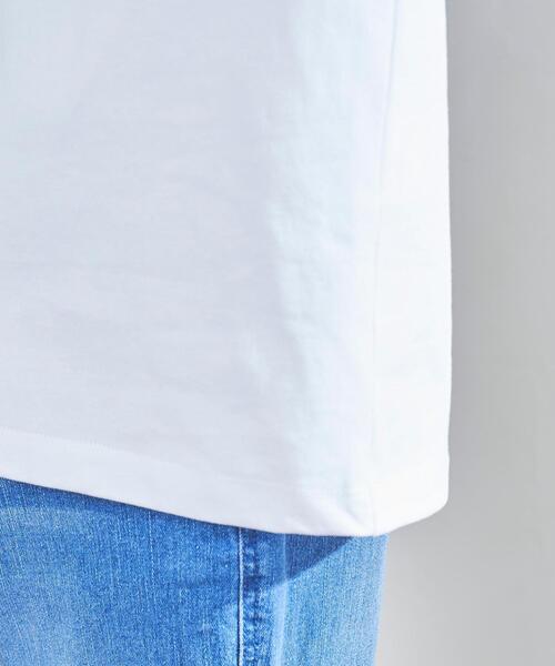 coen（コーエン）の「リラックスフィットベーシックTシャツ（Tシャツ/カットソー・メンズ・ホワイト/ライトグレー/ブラック/グレー/ライトブルー/モカ・X-LARGE/LARGE/MEDIUM/SMALL）」の9枚目の写真