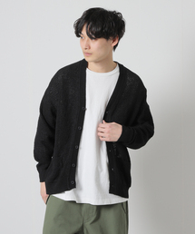 【j.s.homestead】LINEN MIX TAPE YARN ニットカーディガン