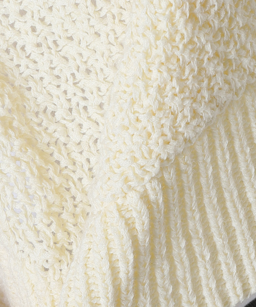 セール】【j.s.homestead】LINEN MIX TAPE YARN ニット