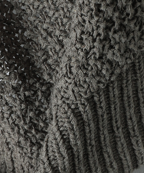 セール】【j.s.homestead】LINEN MIX TAPE YARN ニット