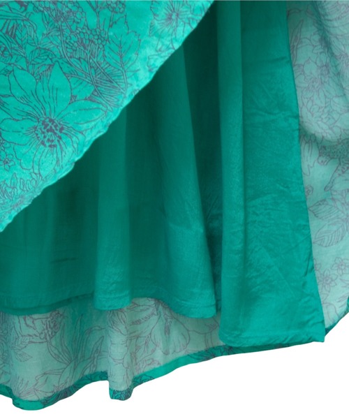 DOLLUPOOPS(ドールアップウップス)の「フラワーアニマルプリントマキシワンピース(ワンピース・レディース・ライトイエロー/グリーン・38)」の17枚目の写真