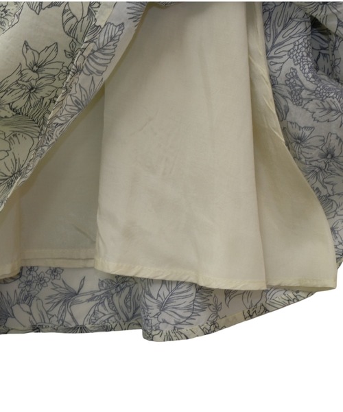 DOLLUPOOPS(ドールアップウップス)の「フラワーアニマルプリントマキシワンピース(ワンピース・レディース・ライトイエロー/グリーン・38)」の15枚目の写真