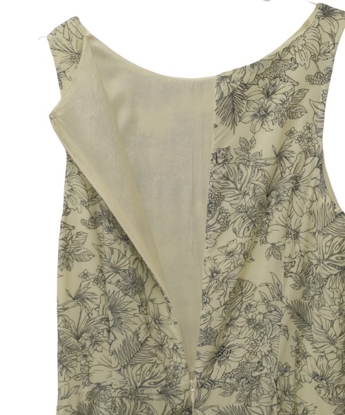 DOLLUPOOPS(ドールアップウップス)の「フラワーアニマルプリントマキシワンピース(ワンピース・レディース・ライトイエロー/グリーン・38)」の19枚目の写真