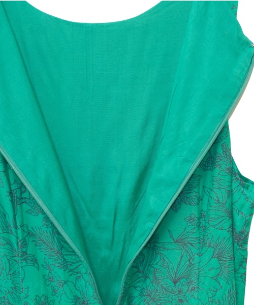 DOLLUPOOPS(ドールアップウップス)の「フラワーアニマルプリントマキシワンピース(ワンピース・レディース・ライトイエロー/グリーン・38)」の14枚目の写真