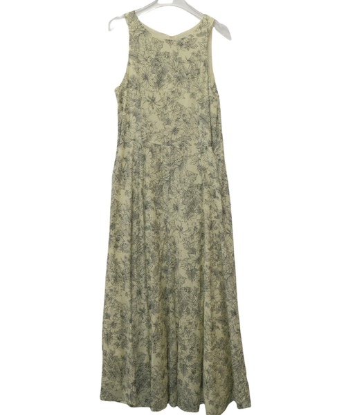 DOLLUPOOPS(ドールアップウップス)の「フラワーアニマルプリントマキシワンピース(ワンピース・レディース・ライトイエロー/グリーン・38)」の12枚目の写真