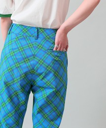 バイアスチェックパンツ