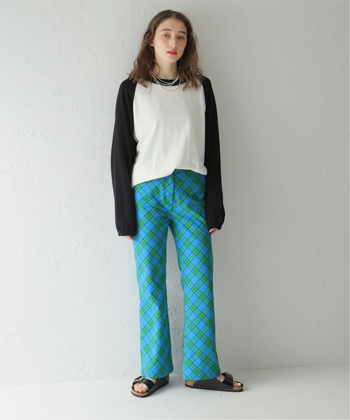 Oriens JOURNAL STANDARD（オリエンス ジャーナルスタンダード）の「バイアスチェックパンツ（その他パンツ・レディース・イエロー/オレンジ/ブルー系その他・36/34/38）」の4枚目の写真
