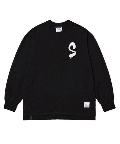 STIGMA(スティグマ)の「【STIGMA 】22スプレー オーバーサイズロングスリーブティーシャツ / 22 SPRAY OVERSIZED LONG SLEEVES T-SHIRTS(Tシャツ/カットソー・レディース・ブラック・MEDIUM/LARGE/X-LARGE)」の1枚目の写真