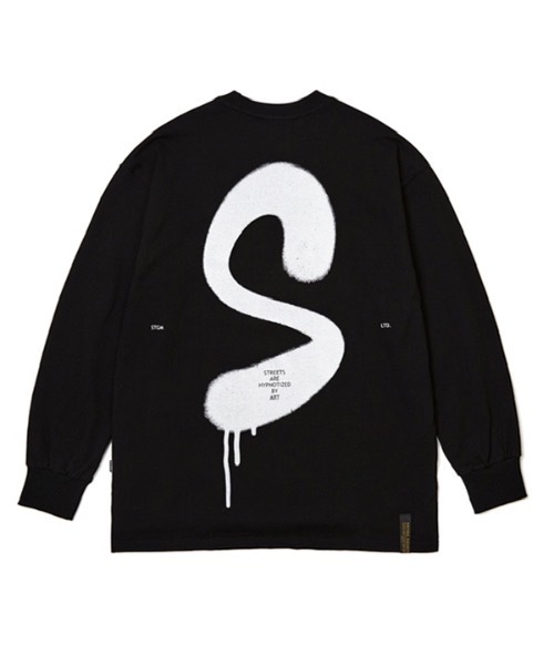 STIGMA(スティグマ)の「【STIGMA 】22スプレー オーバーサイズロングスリーブティーシャツ / 22 SPRAY OVERSIZED LONG SLEEVES T-SHIRTS(Tシャツ/カットソー・レディース・ブラック・MEDIUM/LARGE/X-LARGE)」の5枚目の写真