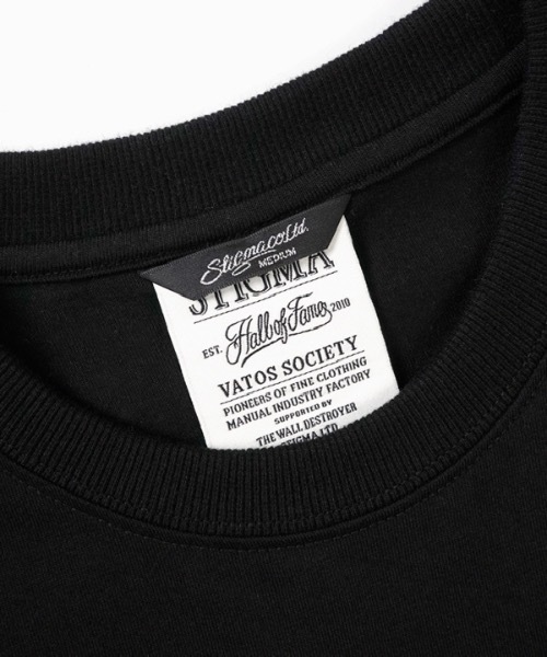 STIGMA(スティグマ)の「【STIGMA 】22スプレー オーバーサイズロングスリーブティーシャツ / 22 SPRAY OVERSIZED LONG SLEEVES T-SHIRTS(Tシャツ/カットソー・レディース・ブラック・MEDIUM/LARGE/X-LARGE)」の2枚目の写真