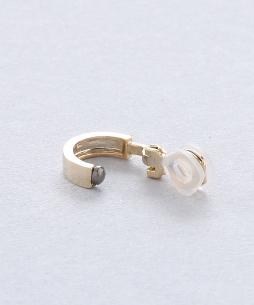 Manon's Selection(マノンズセレクション)の「シンプルフープイヤリング3mm(イヤリング・レディース・ゴールド/シルバー・ONE SIZE)」の10枚目の写真