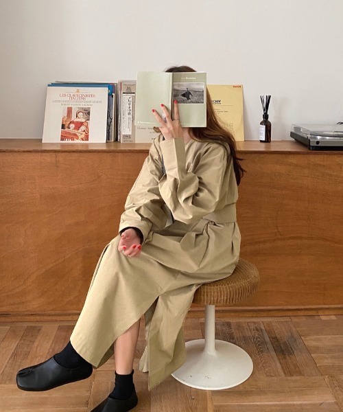 SETUP7（セットアップセブン）の「【SETUP7】ウエストマークライトツイルタックワンピース（ワンピース・レディース・アイボリー/ベージュ/ブラック・FREE）」の15枚目の写真