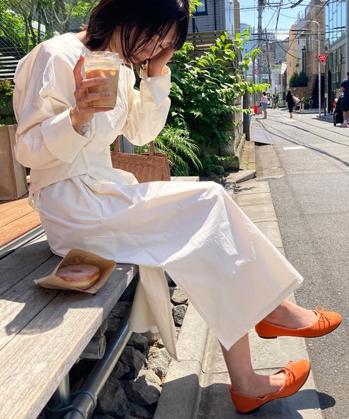 SETUP7（セットアップセブン）の「【SETUP7】ウエストマークライトツイルタックワンピース（ワンピース・レディース・アイボリー/ベージュ/ブラック・FREE）」の22枚目の写真