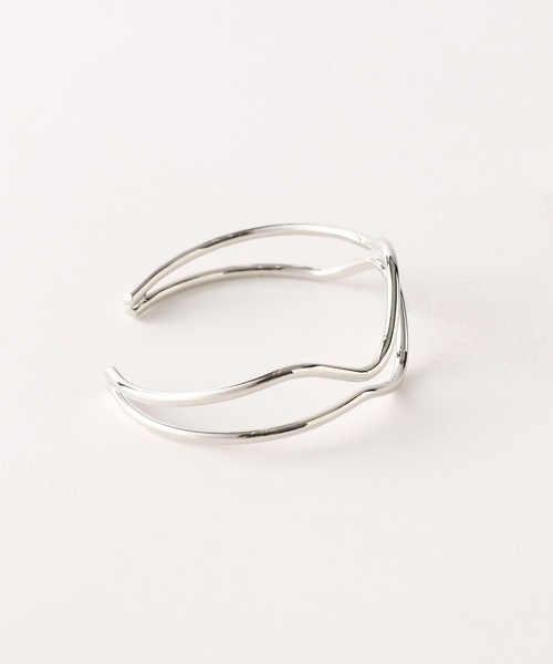 Me%（ミィパーセント）の「ワイヤーバングル（ブレスレット・レディース・グレー/イエロー・FREE）」の9枚目の写真