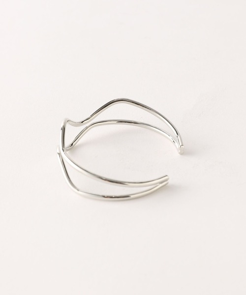 Me%（ミィパーセント）の「ワイヤーバングル（ブレスレット・レディース・グレー/イエロー・FREE）」の10枚目の写真