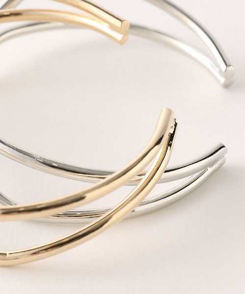 Me%（ミィパーセント）の「ワイヤーバングル（ブレスレット・レディース・グレー/イエロー・FREE）」の13枚目の写真