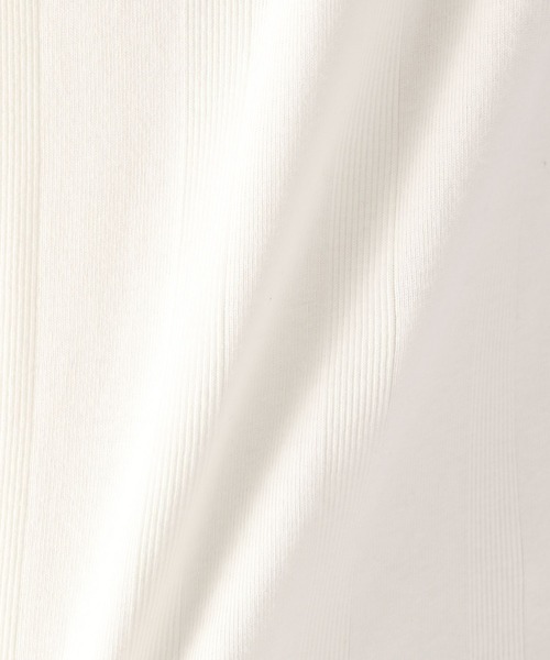 niko and...（ニコアンド）の「USAコットンランダムリブタンクトップ（タンクトップ・メンズ・オフホワイト/ブラック・LARGE/MEDIUM）」の12枚目の写真