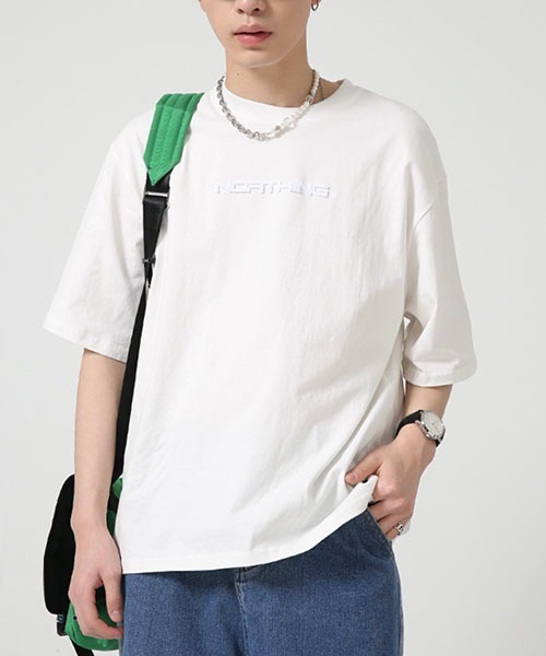 WESTBOY（ウエストボーイ）の「【WB ORIGINALS】Embroidered Drop Shoulder T-shirt WO22S4TP05（Tシャツ/カットソー・メンズ・ブラック/ホワイト/レッド・M/L/XL）」の2枚目の写真