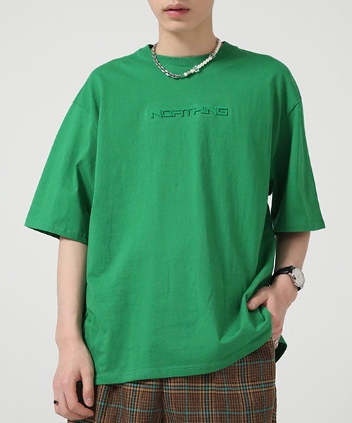 WESTBOY（ウエストボーイ）の「【WB ORIGINALS】Embroidered Drop Shoulder T-shirt WO22S4TP05（Tシャツ/カットソー・メンズ・ブラック/ホワイト/レッド・M/L/XL）」の5枚目の写真