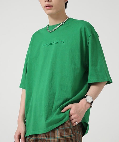 WESTBOY（ウエストボーイ）の「【WB ORIGINALS】Embroidered Drop Shoulder T-shirt WO22S4TP05（Tシャツ/カットソー・メンズ・ブラック/ホワイト/レッド・M/L/XL）」の6枚目の写真