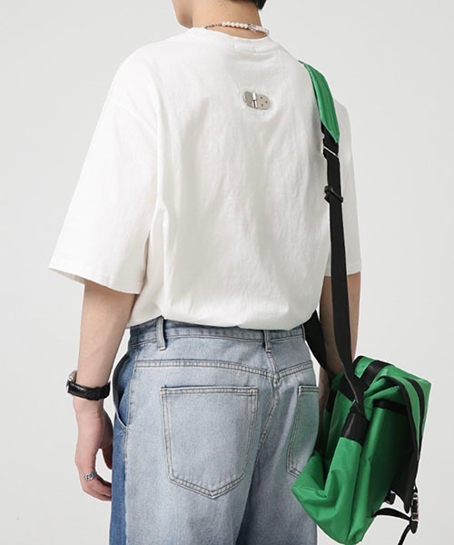 WESTBOY（ウエストボーイ）の「【WB ORIGINALS】Embroidered Drop Shoulder T-shirt WO22S4TP05（Tシャツ/カットソー・メンズ・ブラック/ホワイト/レッド・M/L/XL）」の7枚目の写真