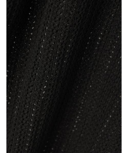 CRAFT STANDARD BOUTIQUE(クラフトスタンダードブティック)の「【手洗い】クルーネックメッシュ半袖ゆるニットプルオーバー *◆(ニット/セーター・レディース・チャコールグレー/ブラック/ピンク/イエロー/グリーン/ライトベージュ・FREE)」の13枚目の写真