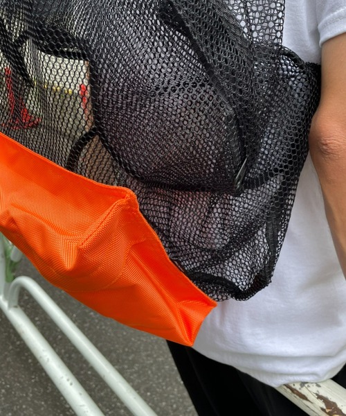 CIAOPANIC（チャオパニック）の「【SURPASS HOTDOGG STAND／サーパスホットドッグスタンド】メッシュバックパック/PACKING MESH BACKPACK（バックパック/リュック・メンズ・ブラック・FREE）」の8枚目の写真