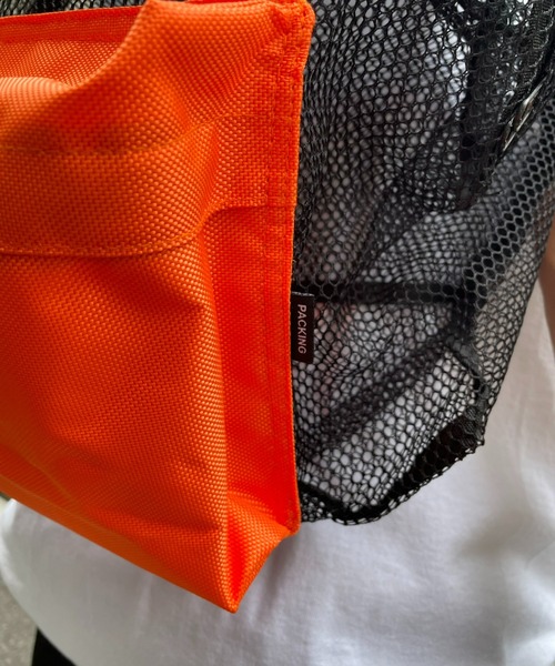 CIAOPANIC（チャオパニック）の「【SURPASS HOTDOGG STAND／サーパスホットドッグスタンド】メッシュバックパック/PACKING MESH BACKPACK（バックパック/リュック・メンズ・ブラック・FREE）」の13枚目の写真