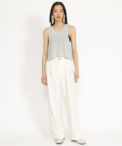 Ray BEAMS（レイビームス）の「Ray BEAMS / ラメ コンパクト ベスト（ニット/セーター・レディース・シルバー/イエロー系その他5・ONE SIZE）」の17枚目の写真