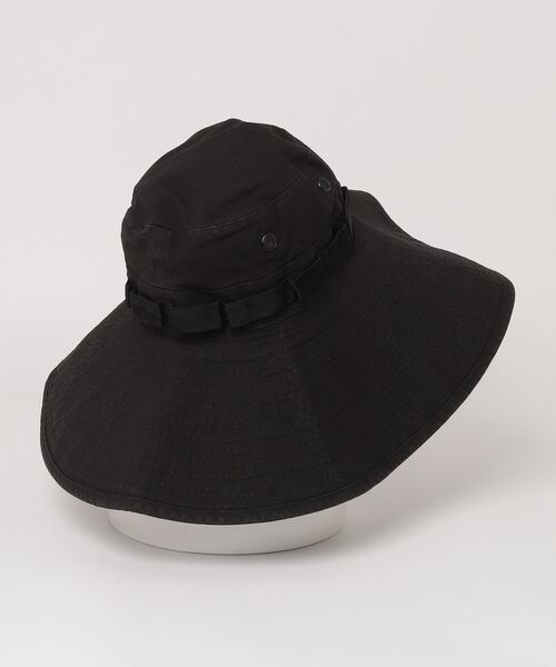 orSlow（オアスロウ）の「Orslow / オアスロウ：【ONLY ARK】別注 US ARMY JUNGLE HAT WIDE BRIM：ONLYARK-0-7005[STD]（ハット・メンズ・ブラック・1/0）」の2枚目の写真