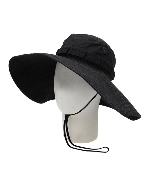 orSlow（オアスロウ）の「Orslow / オアスロウ：【ONLY ARK】別注 US ARMY JUNGLE HAT WIDE BRIM：ONLYARK-0-7005[STD]（ハット・メンズ・ブラック・1/0）」の9枚目の写真