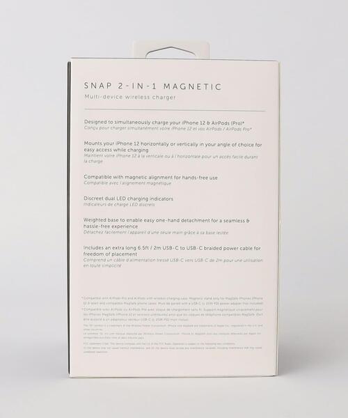 Native Union（ネイティブユニオン）の「＜NATIVE UNION（ネイティブ ユニオン）＞マグネティック ワイヤレス チャージャー（スマホグッズ・メンズ・ブラック・FREE）」の11枚目の写真