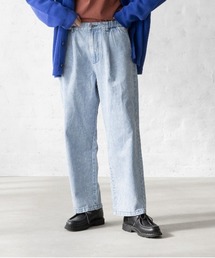 オーガニックコットンワイドデニムパンツ OG DENIM CREW PANTS