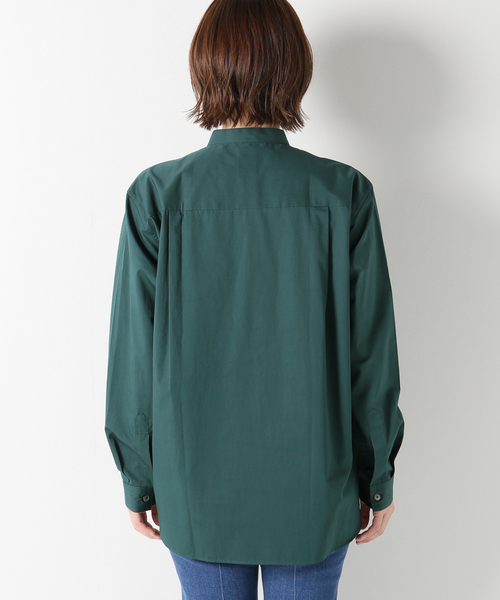 IENA(イエナ)の「【SEYA./セヤ】HAND STITCH KURTAブラウス(シャツ/ブラウス・レディース・ライトグレー/グリーン・SMALL)」の5枚目の写真