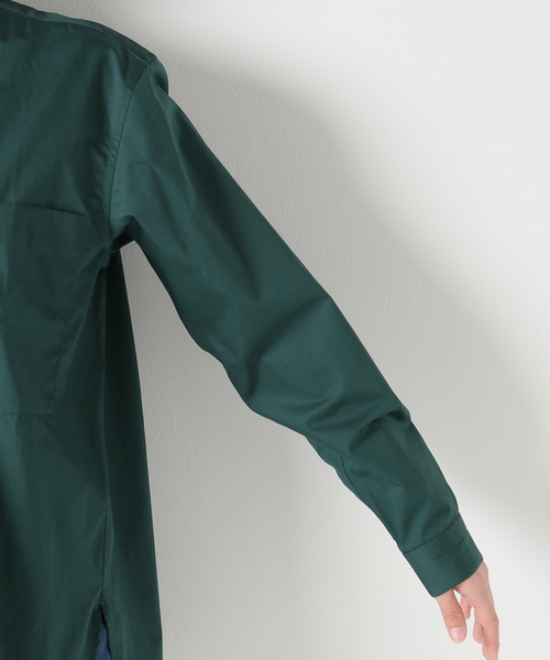 IENA(イエナ)の「【SEYA./セヤ】HAND STITCH KURTAブラウス(シャツ/ブラウス・レディース・ライトグレー/グリーン・SMALL)」の17枚目の写真