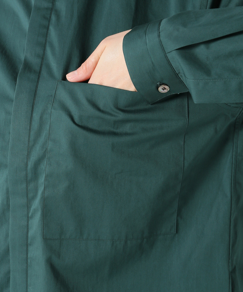 IENA(イエナ)の「【SEYA./セヤ】HAND STITCH KURTAブラウス(シャツ/ブラウス・レディース・ライトグレー/グリーン・SMALL)」の8枚目の写真