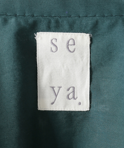 IENA(イエナ)の「【SEYA./セヤ】HAND STITCH KURTAブラウス(シャツ/ブラウス・レディース・ライトグレー/グリーン・SMALL)」の12枚目の写真