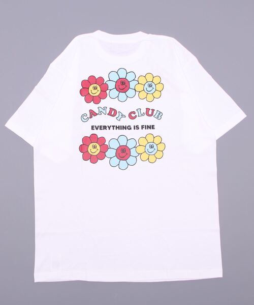 Candy Stripper（キャンディストリッパー）の「CANDY CLUB Tシャツ（Tシャツ/カットソー・レディース・オフホワイト/グレー/ブラック・2）」の5枚目の写真