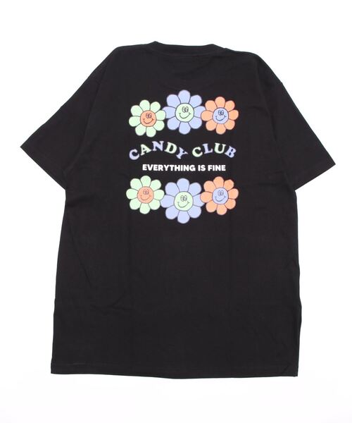 Candy Stripper（キャンディストリッパー）の「CANDY CLUB Tシャツ（Tシャツ/カットソー・レディース・オフホワイト/グレー/ブラック・2）」の6枚目の写真