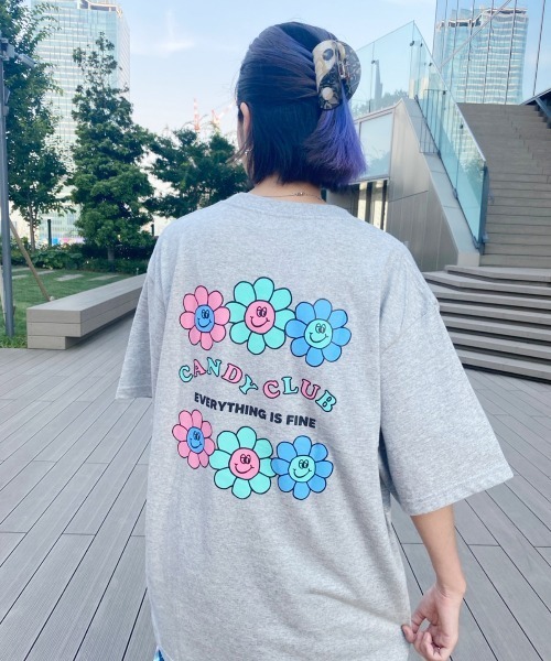 Candy Stripper（キャンディストリッパー）の「CANDY CLUB Tシャツ（Tシャツ/カットソー・レディース・オフホワイト/グレー/ブラック・2）」の3枚目の写真