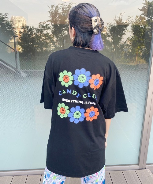 Candy Stripper（キャンディストリッパー）の「CANDY CLUB Tシャツ（Tシャツ/カットソー・レディース・オフホワイト/グレー/ブラック・2）」の2枚目の写真