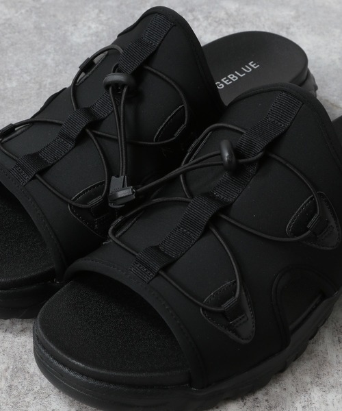 RAGEBLUE(レイジブルー)の「レースアップ/ボリュームソールスニーカーサンダル(サンダル・メンズ・ブラック/ブラック系その他・MEDIUM/LARGE)」の6枚目の写真