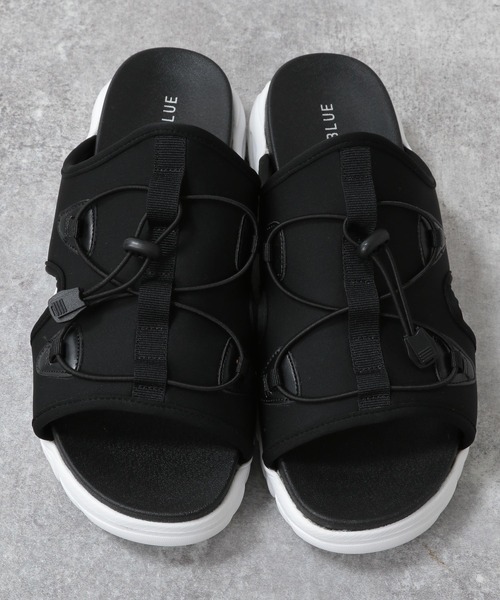 RAGEBLUE(レイジブルー)の「レースアップ/ボリュームソールスニーカーサンダル(サンダル・メンズ・ブラック/ブラック系その他・MEDIUM/LARGE)」の8枚目の写真