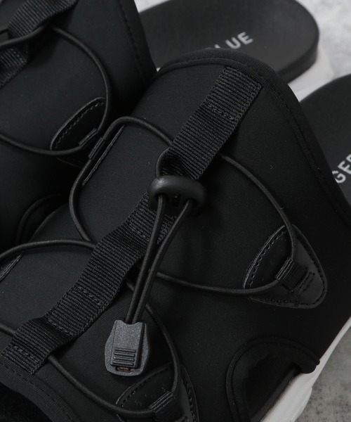 RAGEBLUE(レイジブルー)の「レースアップ/ボリュームソールスニーカーサンダル(サンダル・メンズ・ブラック/ブラック系その他・MEDIUM/LARGE)」の14枚目の写真