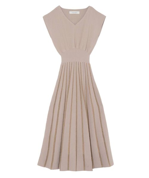 LAGUNAMOON（ラグナムーン）の「シアーハシゴラインニットワンピース（ワンピース・レディース・ブラック/ベージュ/カーキ・SMALL/MEDIUM）」の14枚目の写真