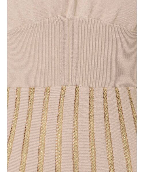 LAGUNAMOON（ラグナムーン）の「シアーハシゴラインニットワンピース（ワンピース・レディース・ブラック/ベージュ/カーキ・SMALL/MEDIUM）」の20枚目の写真