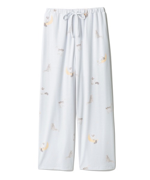 国内正規品 パンダ柄 長袖 長ズボン ルームウェア ジェラートピケ オフ